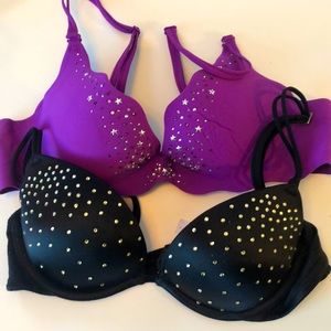 Rhinestones Bras